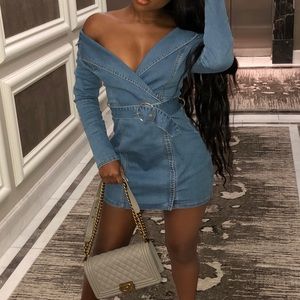 Denim dress